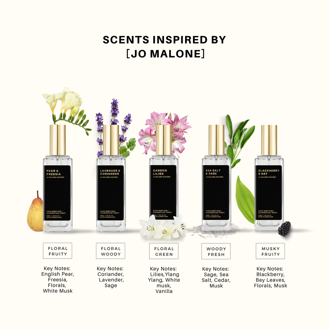 Hand Sanitiser / Disinfectant Spray - Bundle of 3, 30ML