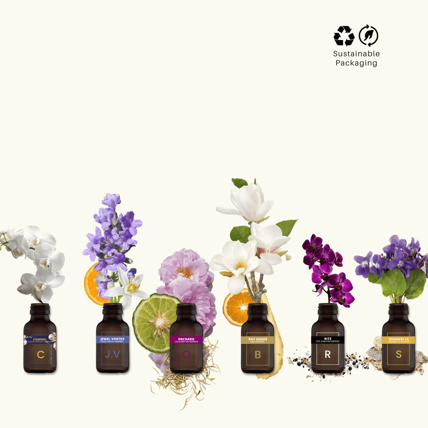 Room Spray Set - 6 Iconic Mall &amp; Hotel Scents