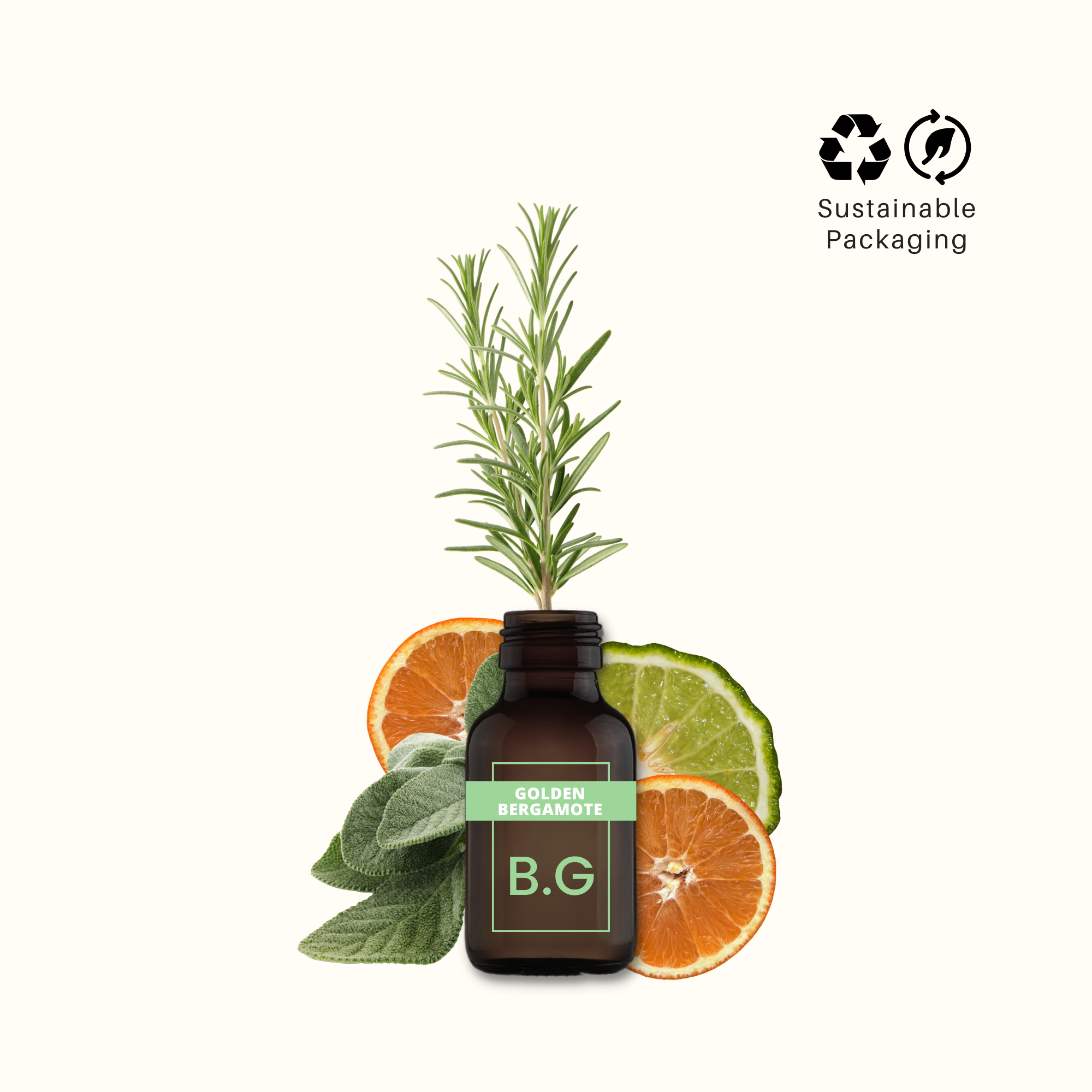 Golden Bergamote (20ML), Pure Aromatherapy Essential Oil