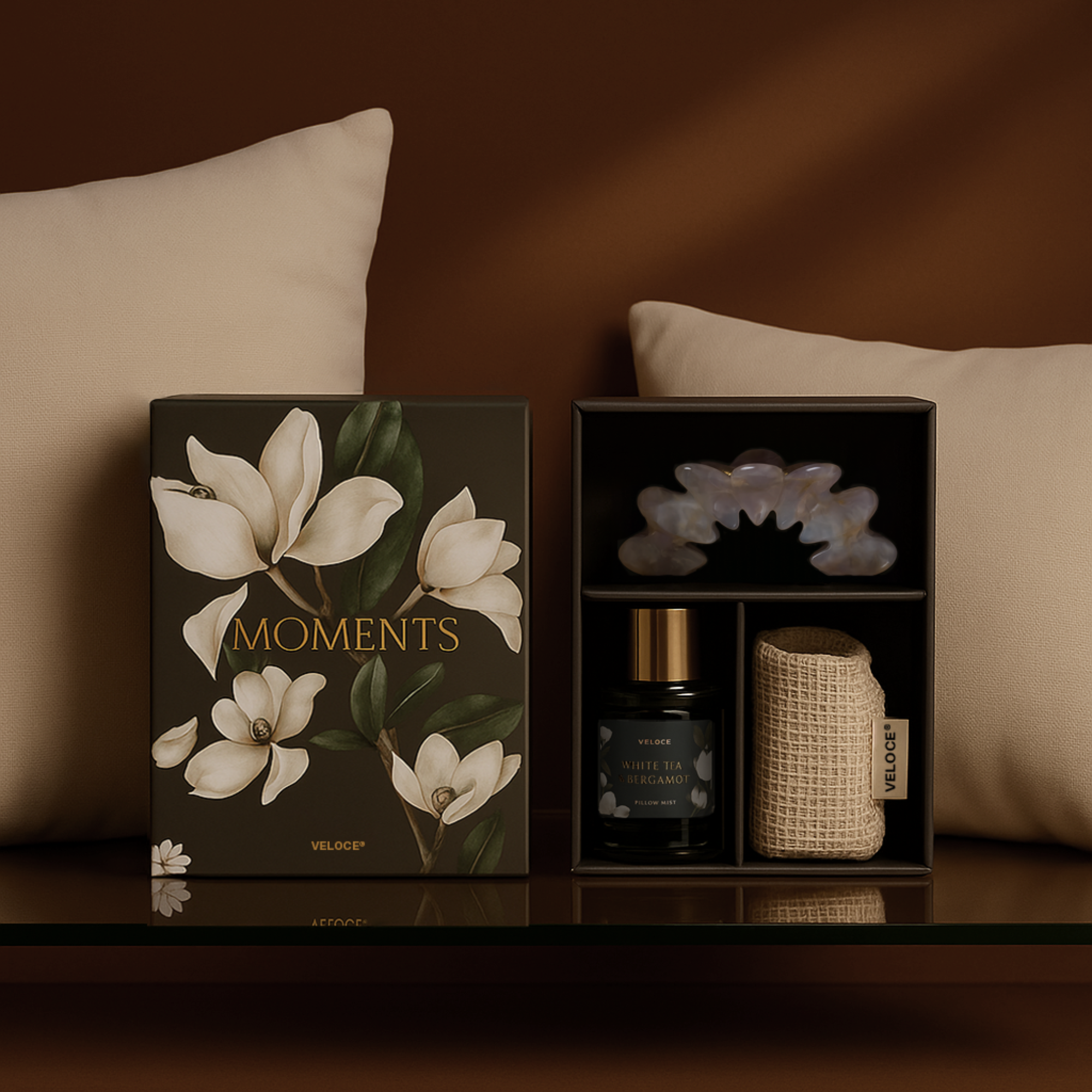 The Dreams in Two Set (Pillow Mist: Moonlit Chamomile & White Tea Bergamot)