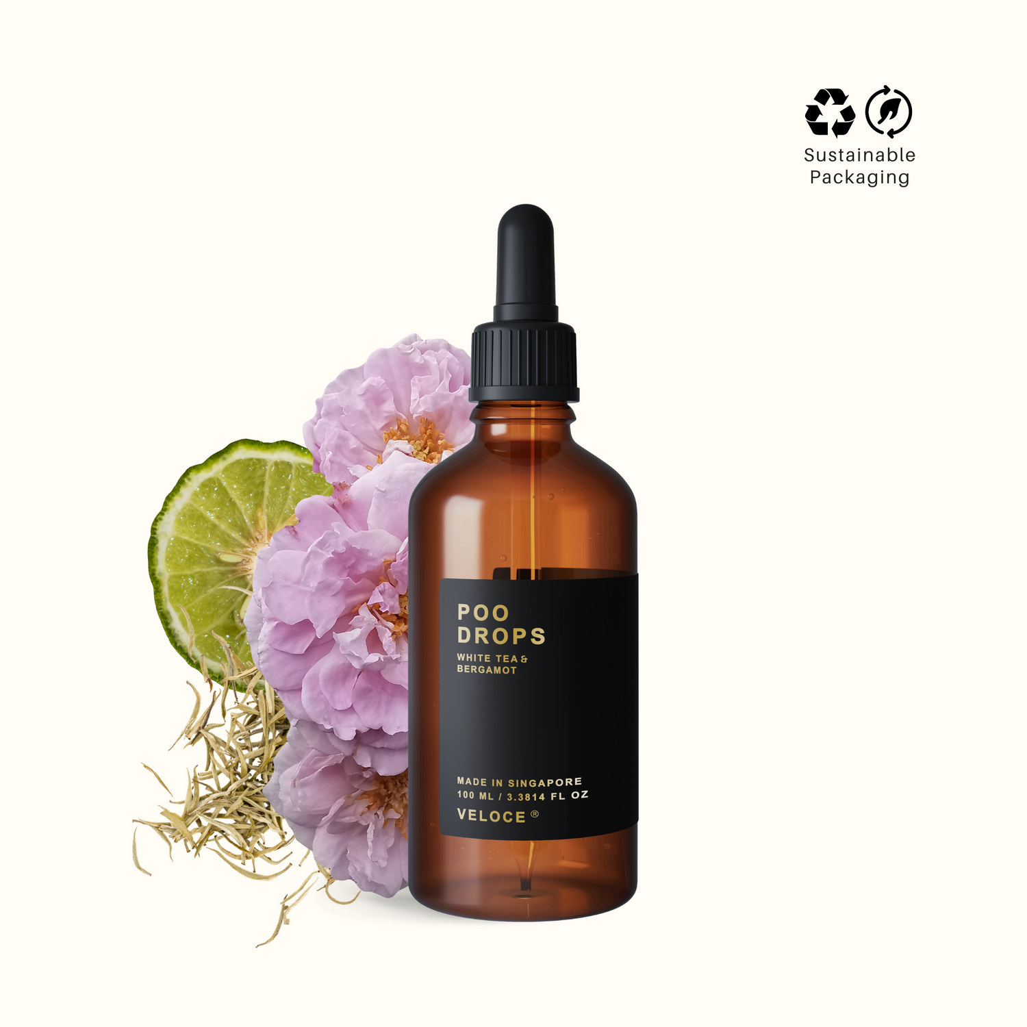 Poo Drops - White Tea &amp; Bergamot