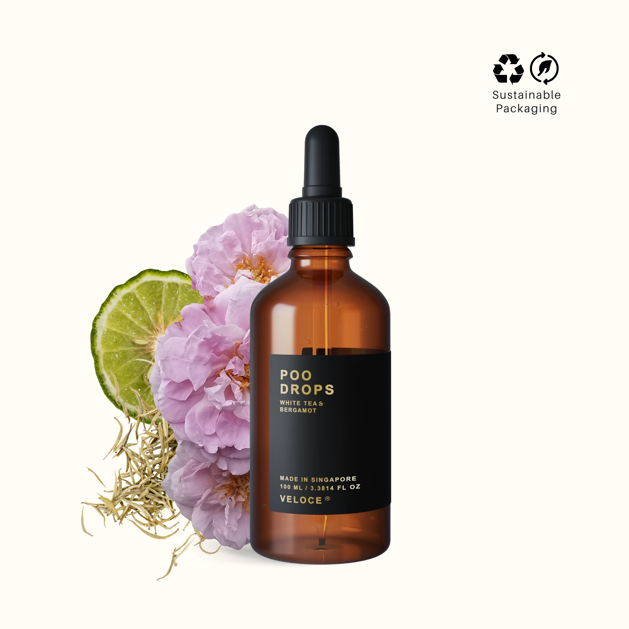 Poo Drops - White Tea &amp; Bergamot