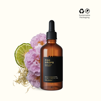 Poo Drops - White Tea &amp; Bergamot