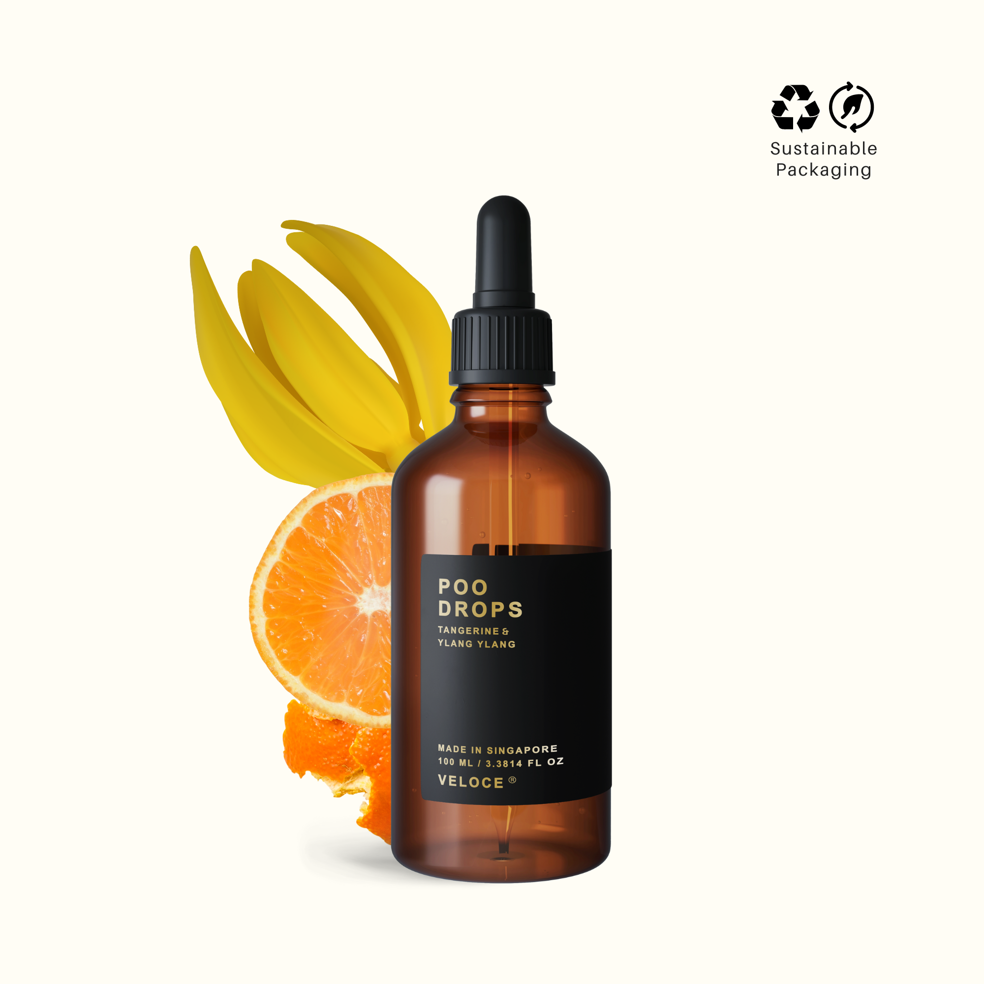 Poo Drops - Tangerine & Ylang Ylang (30ML)