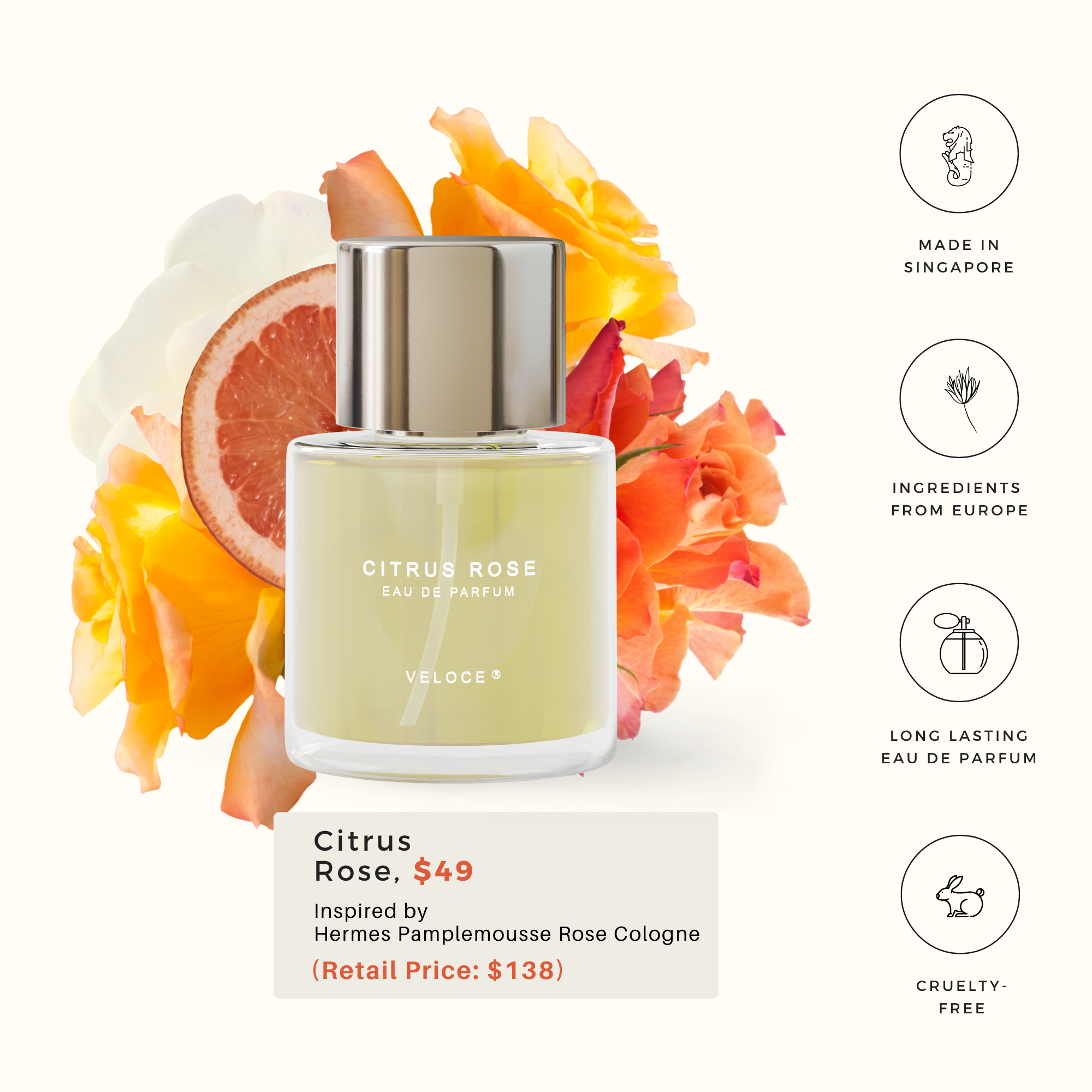 Hermes parfum pamplemousse sales rose