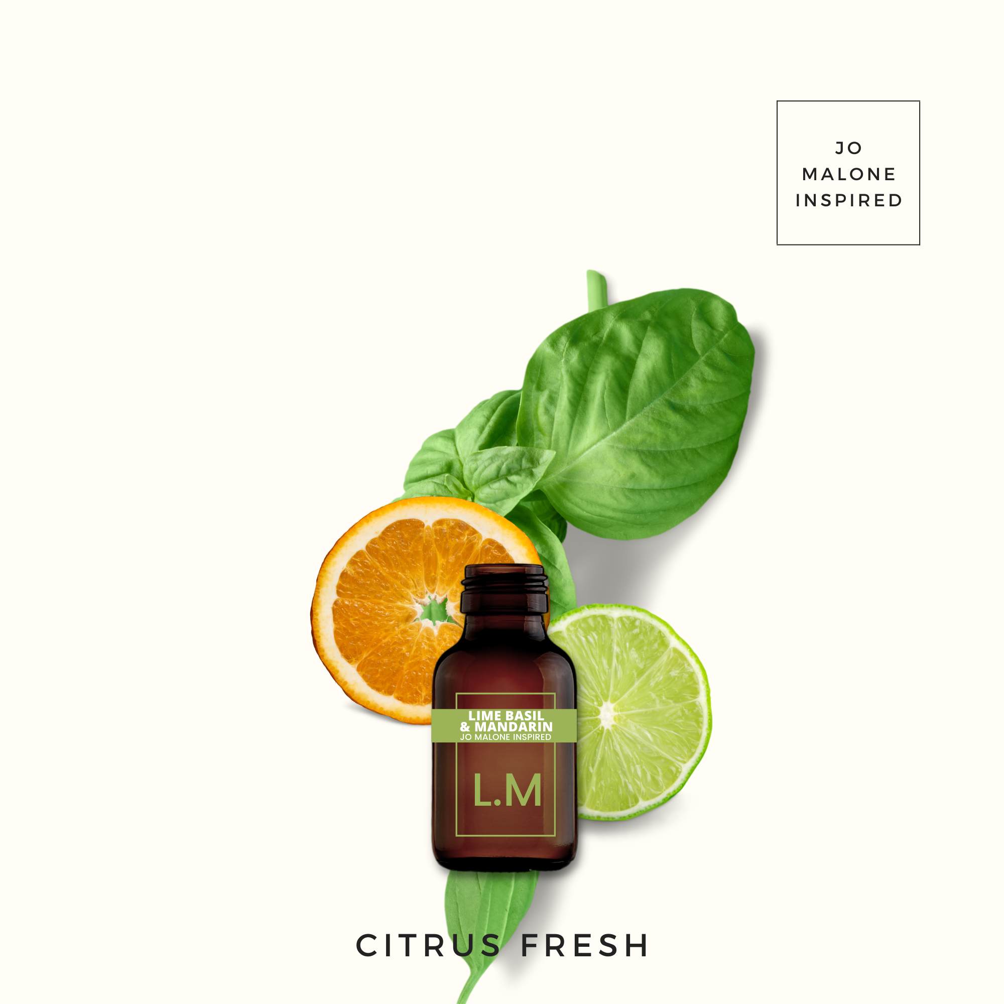 Lime, Basil & Mandarin Pure Essential Oil